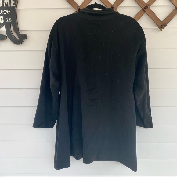 ESKANDAR Asymmetrical Button Front Wool & Cashmere Coat - Picture 7 of 9